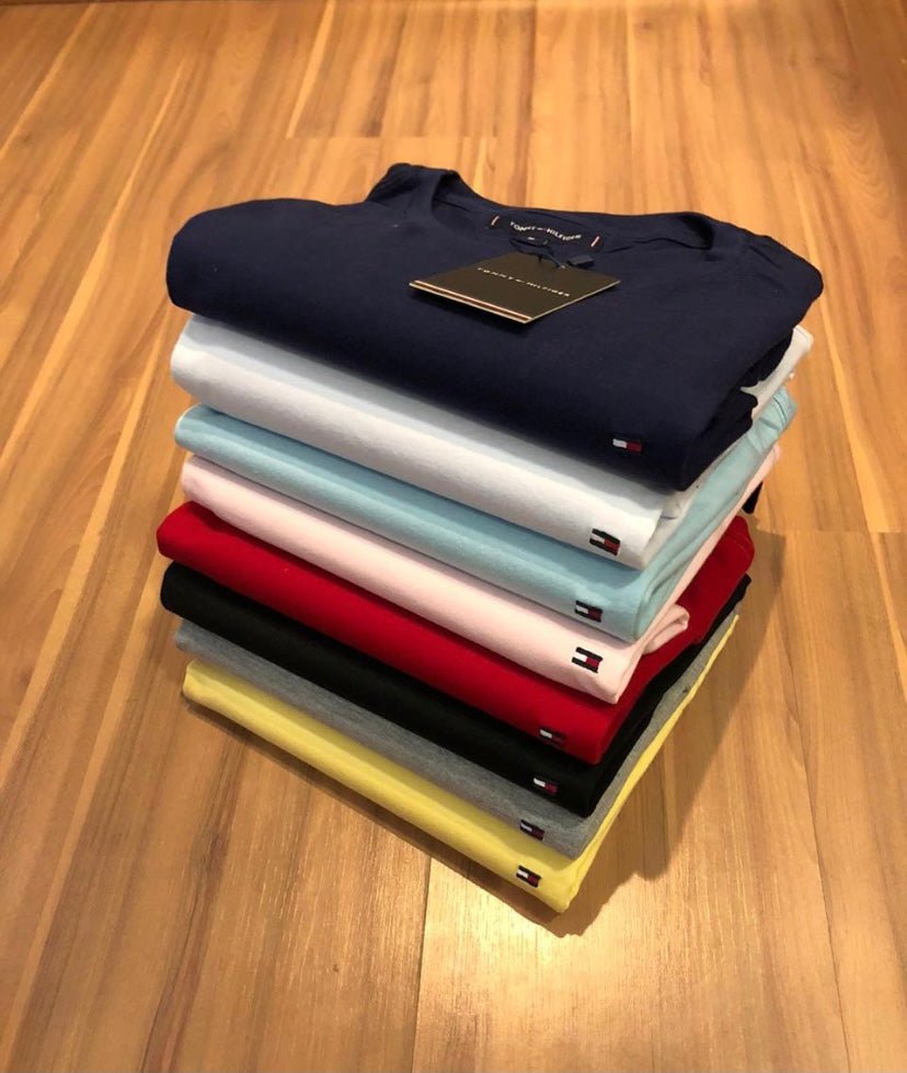 Kit 5 Camisetas Tommy Hilfiger