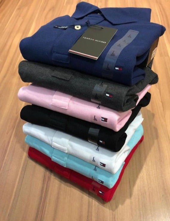 Kit 4 Camisas Gola Polo Tommy Hilfiger